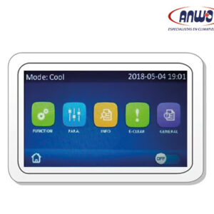 CONTROLADOR DIGITAL TACTIL CHILLER MODULAR INVERTER