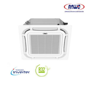 AIRE ACONDICIONADO SPLIT CASSETTE 8 VIAS 12.000 BTUH INVERTER R32