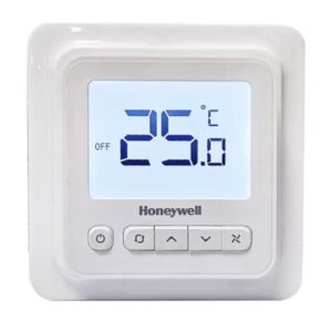 TERMOSTATO. DIG. CONFIG. PARA FAN COIL- HONEYWELL- MODBUS RTU. INCLUYE PLACA MURO