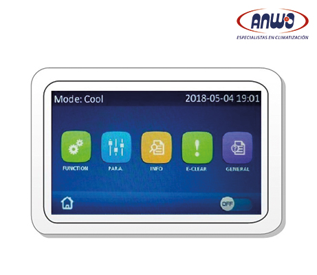 Controlador Digital Tactil Chiller Modular Inverter - Sideclim